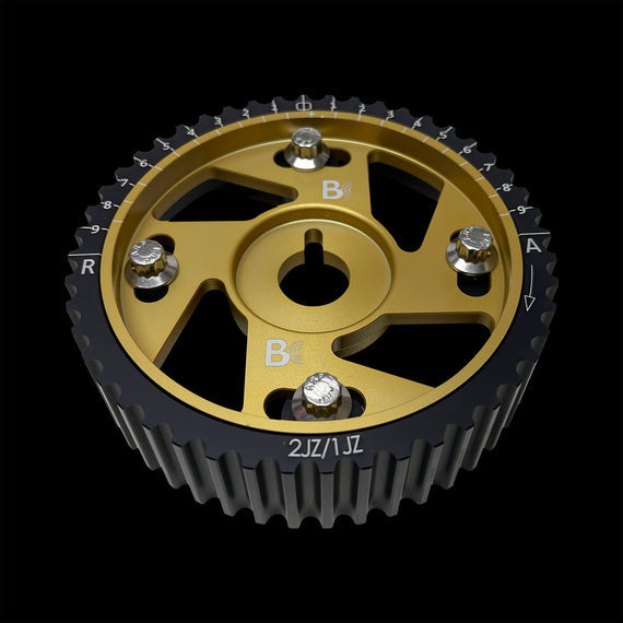 BC8830-1 - Toyota 2JZ VVTi/1JZ VVTi Adjustable Cam Gear on Exhuast Side Only GOLD