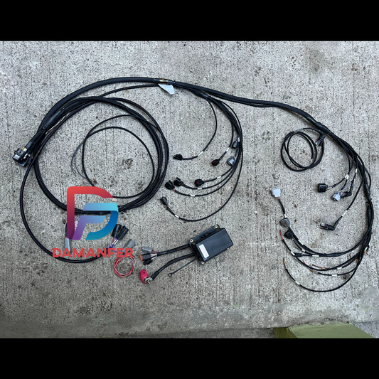 1JZ/2JZ Engine and Automatic A340E Trans Harness for Fueltech FT550