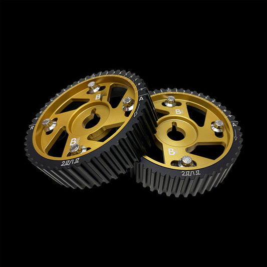BC8830 - Toyota 2JZGTE/1JZGTE Adjustable Cam Gears GOLD