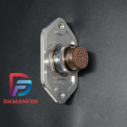 Damanfer Toyota MK4 Supra and SC300 Firewall Plate with 61 Way Bulkhead Connector